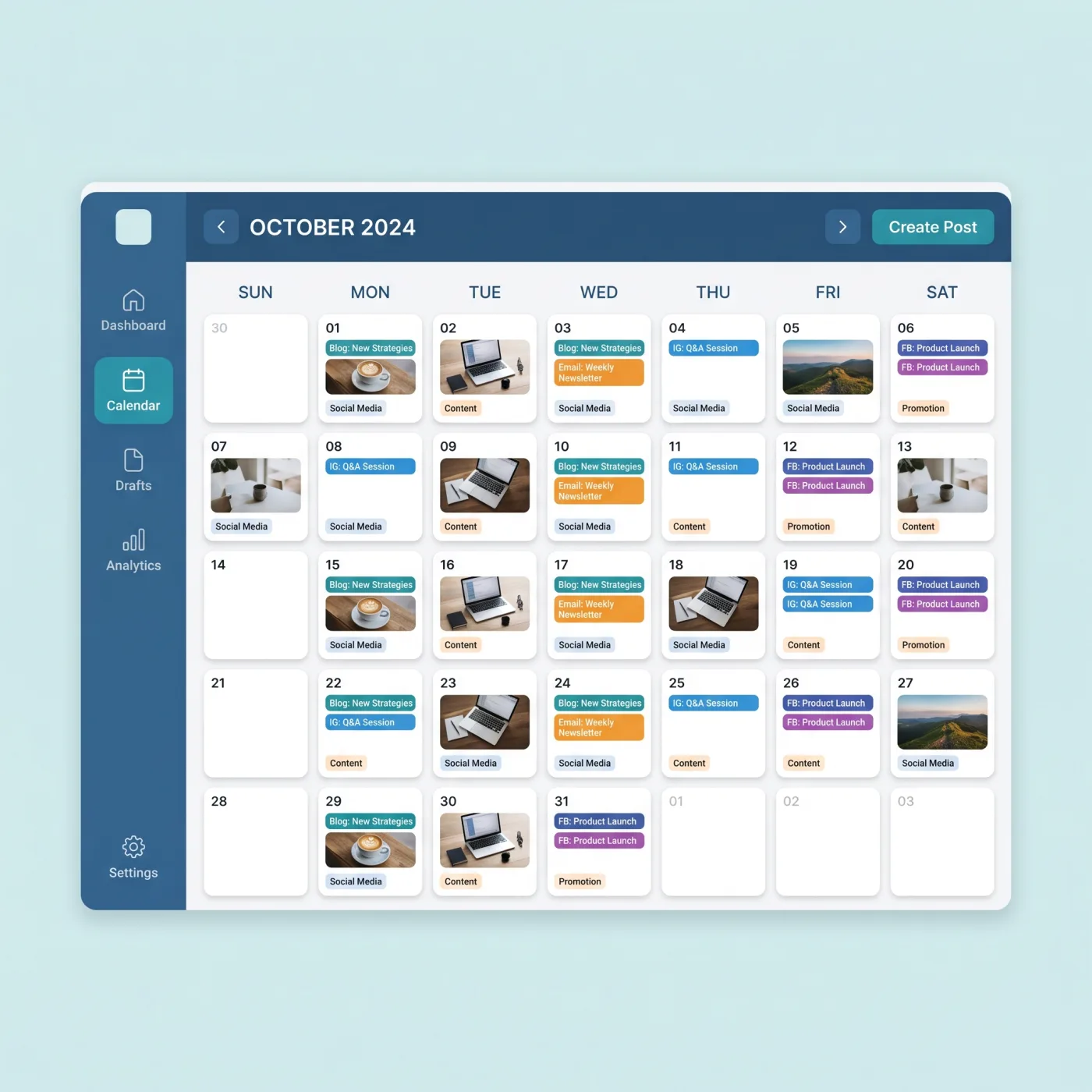 Después — Tu calendario